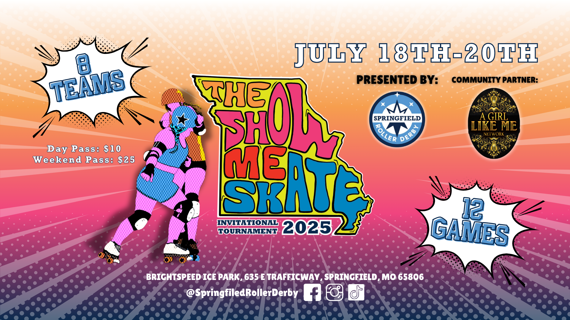 A web banner for the 2025 Show Me Skate