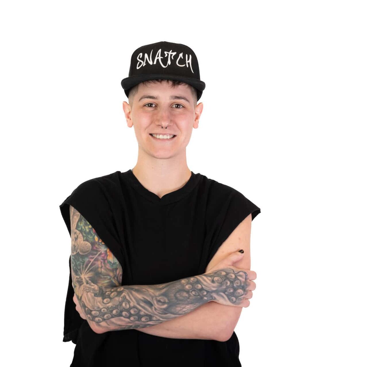 A portrait of Snatch-Her