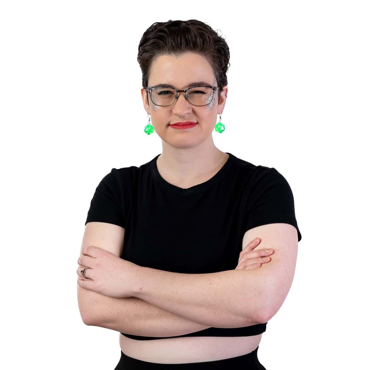 A portrait of Dice Goblin